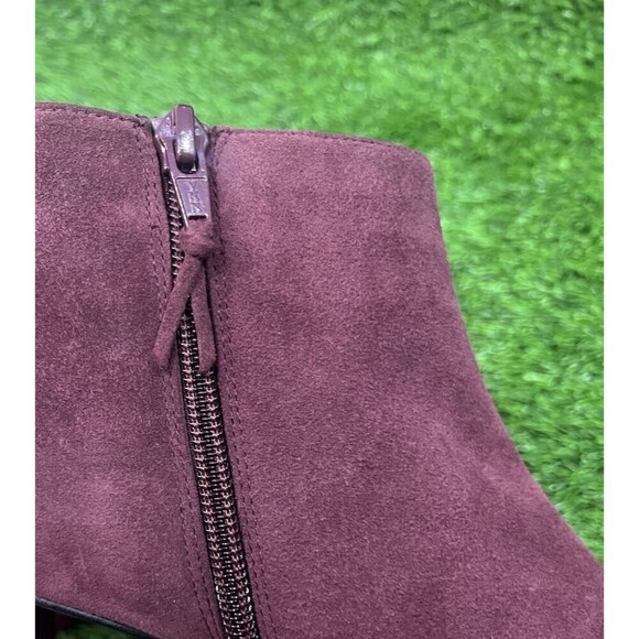 Stuart Weitzman Gardner Maroon Suede Boots Size 7 New - Picture 6 of 16